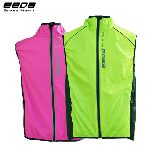 EEDA Windproof Waterproof Cycling Vests Summer Outdoors Bike Jerseys Bicycle Jacket Sleeveless Windbreaker Coat Men Women Riders