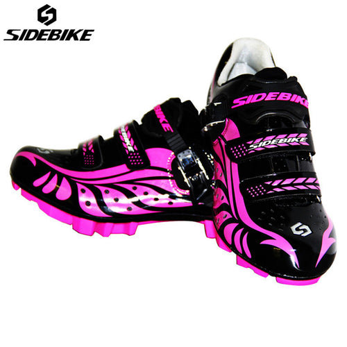 SIDEBIKE Women MTB Shoes Cycling Anti-slip Breathable Adjustable Bike Shoes Zapatillas Ciclismo Bicycle MTB Cycling Shoes