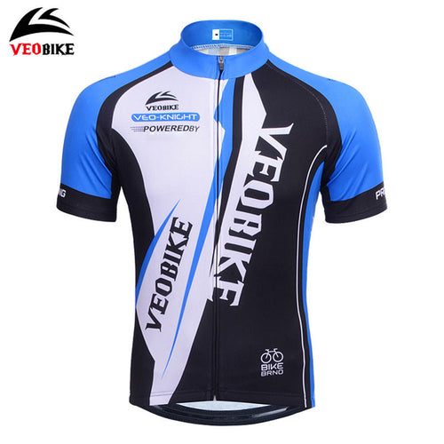 VEOBIKE Riding Short Sleeve T-shirts Men Cycling Jersey Ropa Ciclismo Bicycle Sportswear Bike Breathable Quick Dry Clothing