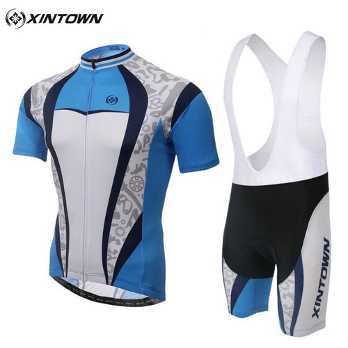 XINTOWN Cycling Jersey Clothing Set Short Sleeve Jacket Bib Gel Pad Shorts Pants Kit Summer Bicycle Suits Bike Maillot Ciclismo