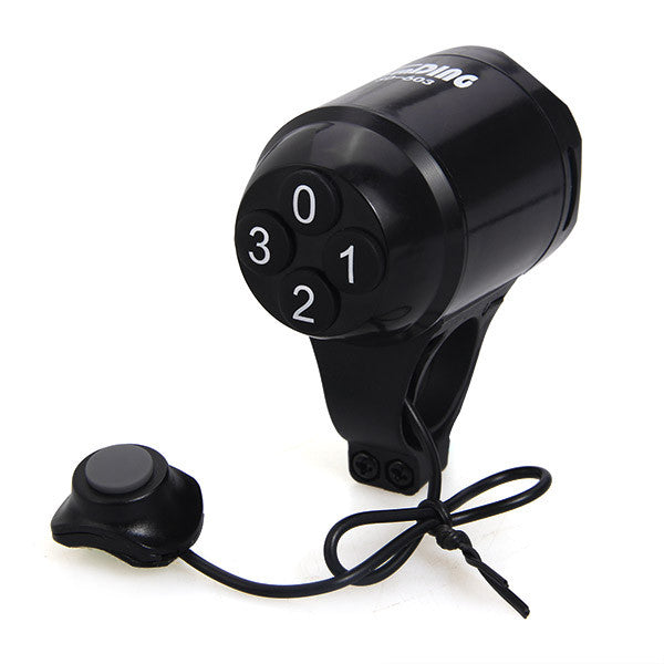 SUNDING SD-603 Waterproof Loud Cycling Electric Bicycle Horn Password Bike Handlebar Ring Bell Alarm Cyclist Accessories Speaker