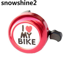snowshine2 #3001  Bicycle Bell Heart Alarm Bike Metal Handlebar Horn  free shipping wholesale