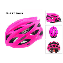 VICTGOAL Matte Black Bicycle Helmets Men Women Helmet Back Light Mountain Road Bike Integrally Molded Cycling Helmets K1040
