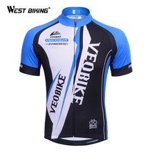 VEOBIKE Riding Short Sleeve T-shirts Men Cycling Jersey Ropa Ciclismo Bicycle Sportswear Bike Breathable Quick Dry Clothing