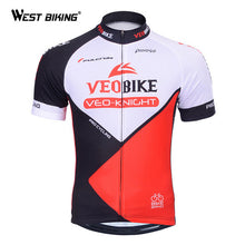 VEOBIKE Riding Short Sleeve T-shirts Men Cycling Jersey Ropa Ciclismo Bicycle Sportswear Bike Breathable Quick Dry Clothing