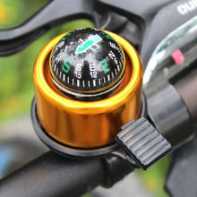New Aluminum Alloy Bicycle Bell Road Mountain Bike Compass Bell Sound High Quality Bike Handlebar Ring Horn 6 Color M1015