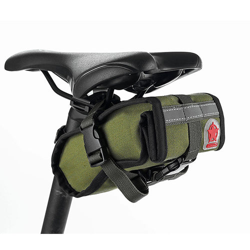 ROSWHEEL Bicycle Retro Canvas Saddle Bag Seat Post Storage Tail Pouch Cycling MTB Road Bike Rear Pannier Bycicle Bolsa 13894