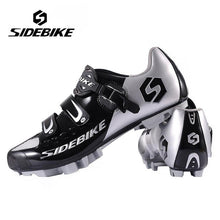 SIDEBIKE Men Women Bicycle Cycling Shoes Outdoor MTB Racing Athletic Shoe Breathable Mountain Bike Self-Locking Shoes, Red